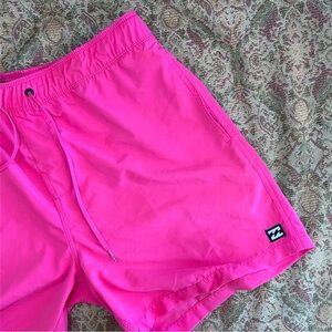 Men’s Hot Pink Swimming Trunks